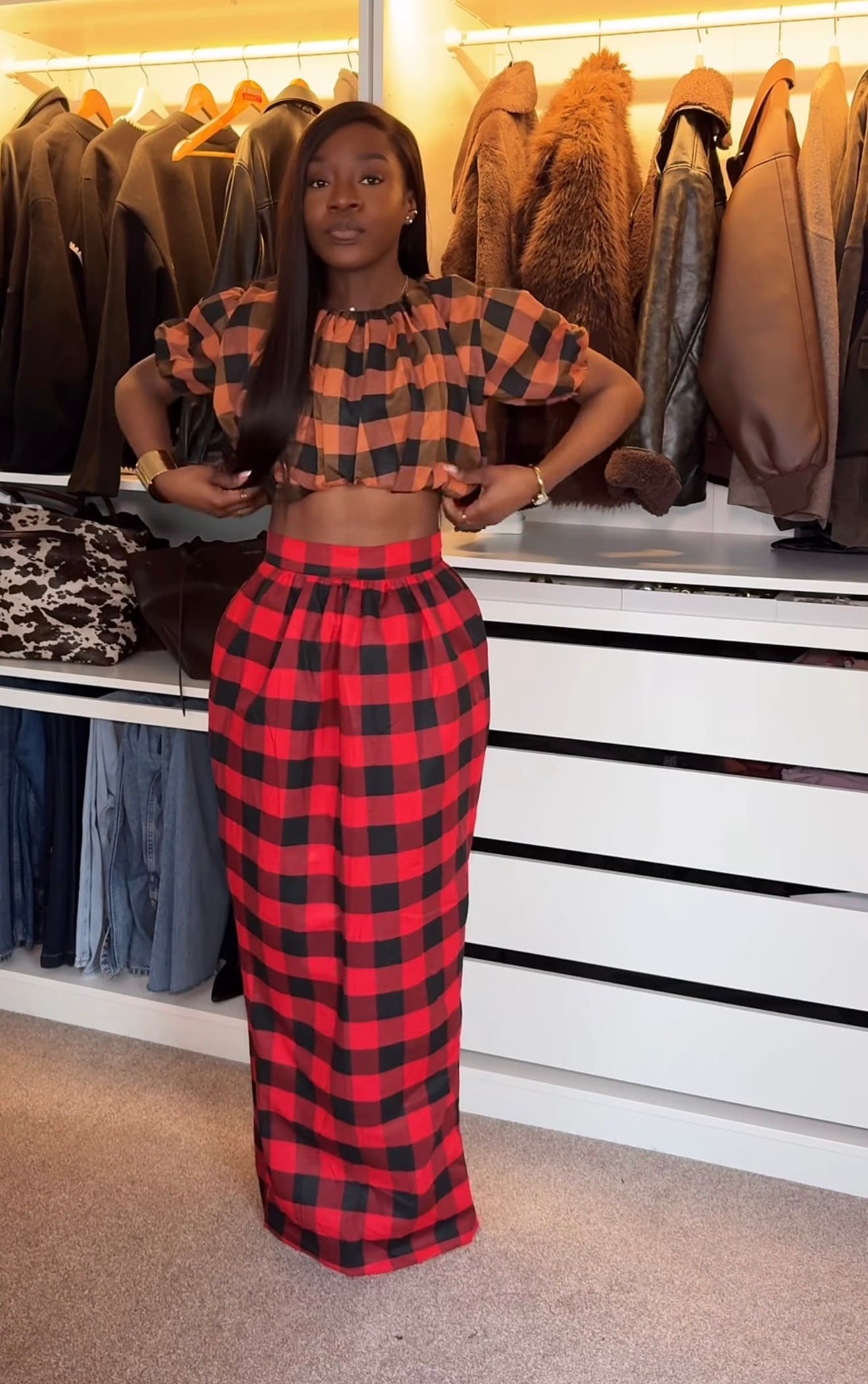Neptunes Checkered Two-piece